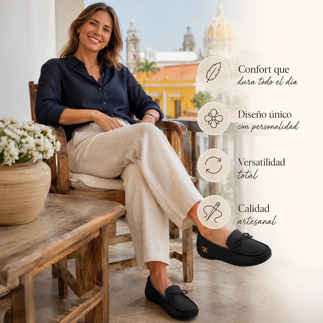 😍Mocasines NubeFlex✨Camina cómoda y ligera y con estilo LLEVALO 2X1 😎